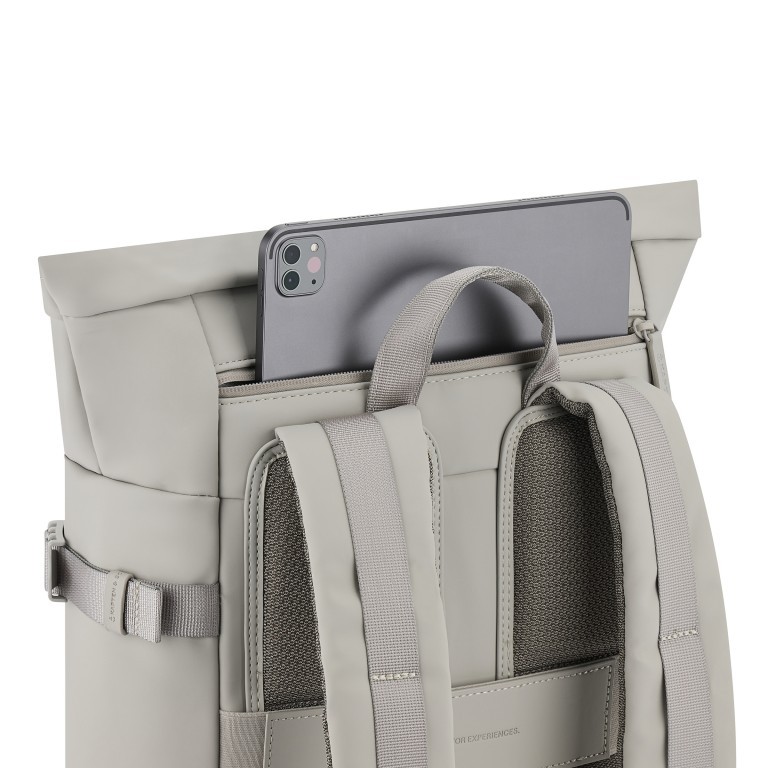 Rucksack Helsinki Modell 2025 Greige, Farbe: grau, Marke: Kapten & Son, EAN: 4251145254216, Abmessungen in cm: 27x44.5x14, Bild 8 von 10