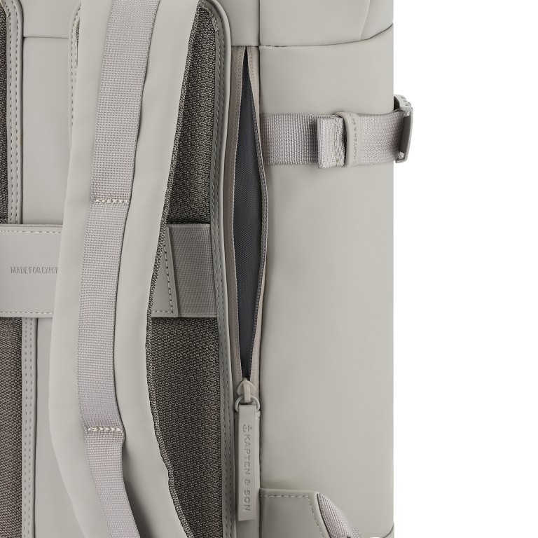 Rucksack Helsinki Modell 2025 Greige, Farbe: grau, Marke: Kapten & Son, EAN: 4251145254216, Abmessungen in cm: 27x44.5x14, Bild 9 von 10