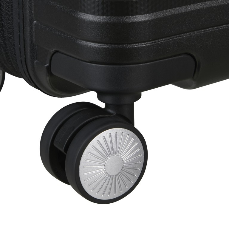 Handgepäck-Trolley Hello Cabin Spinner 55 Expandable Coated Black Lime, Farbe: schwarz, Marke: American Tourister, EAN: 5400520295569, Abmessungen in cm: 40x55x24.5, Bild 13 von 14