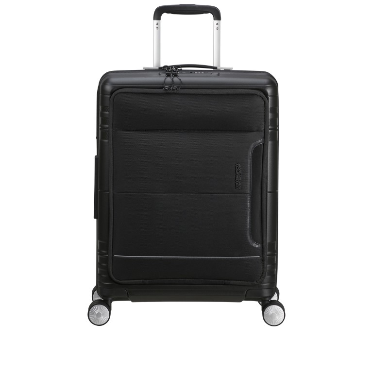 Koffer Hello Cabin Spinner 55 Expandable Onyx Black, Farbe: schwarz, Marke: American Tourister, EAN: 5400520242938, Abmessungen in cm: 40x55x21, Bild 14 von 15