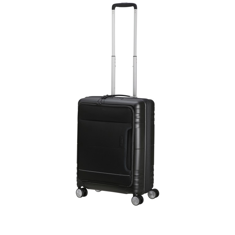Koffer Hello Cabin Spinner 55 Expandable Onyx Black, Farbe: schwarz, Marke: American Tourister, EAN: 5400520242938, Abmessungen in cm: 40x55x21, Bild 7 von 15