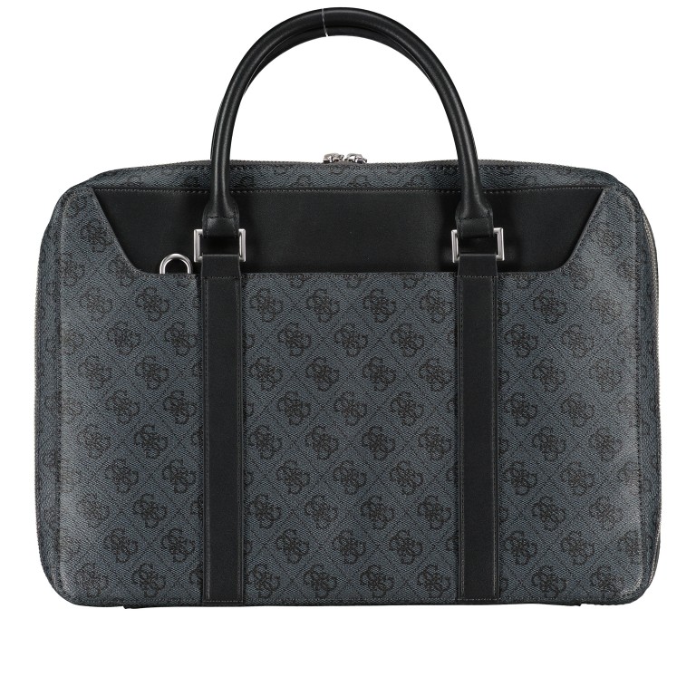 Aktentasche Vezzola Smart 4g-logo Black, Farbe: schwarz, Marke: Guess, EAN: 7621701507372, Abmessungen in cm: 38x27x4, Bild 3 von 7