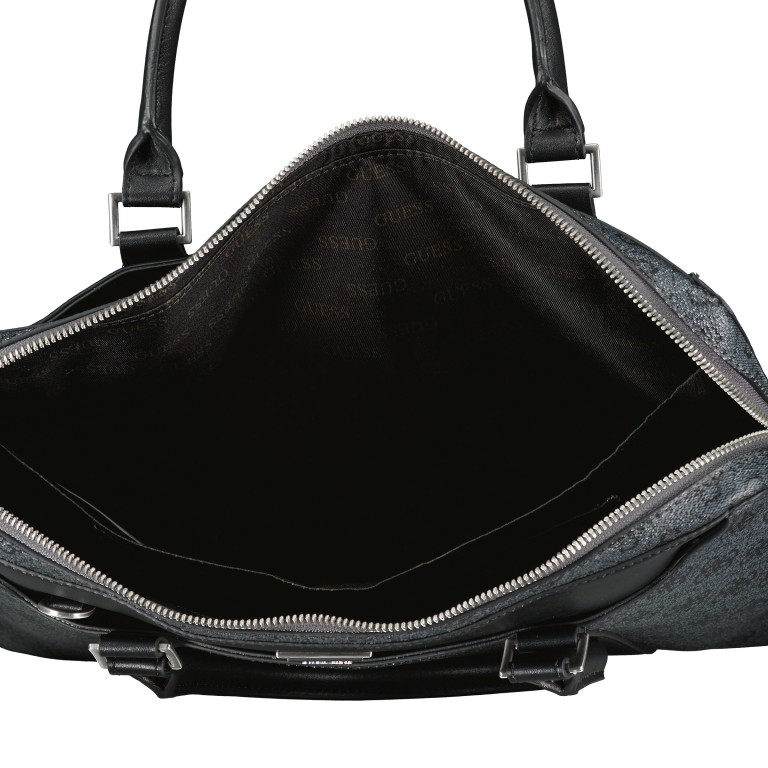Aktentasche Vezzola Smart 4g-logo Black, Farbe: schwarz, Marke: Guess, EAN: 7621701507372, Abmessungen in cm: 38x27x4, Bild 7 von 7