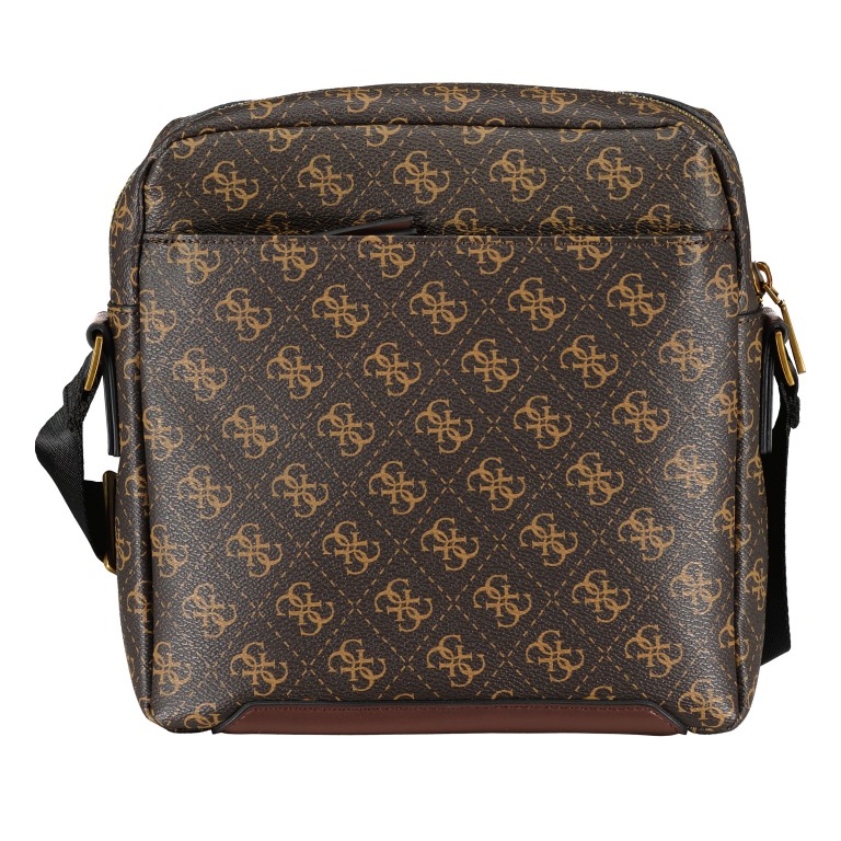 Umhängetasche 4G-Logo Brown Ochre, Farbe: braun, Marke: Guess, EAN: 7626101548840, Abmessungen in cm: 22x22x6.3, Bild 3 von 6