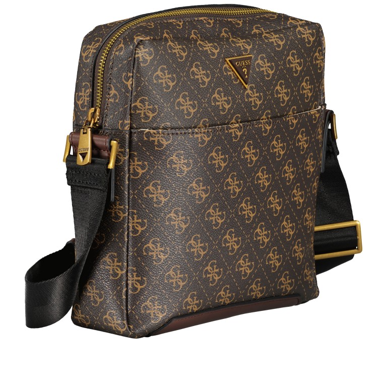 Umhängetasche 4G-Logo Brown Ochre, Farbe: braun, Marke: Guess, EAN: 7626101548840, Abmessungen in cm: 22x22x6.3, Bild 2 von 6