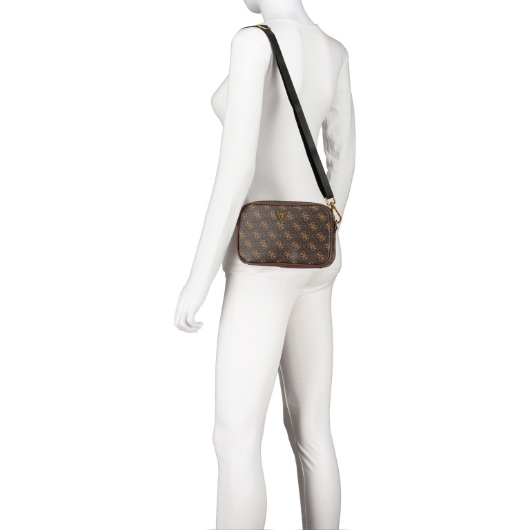 Umhängetasche Vezzola Smart Brown Ochre, Farbe: braun, Marke: Guess, EAN: 7626101550546, Abmessungen in cm: 21x14.5x6, Bild 5 von 6