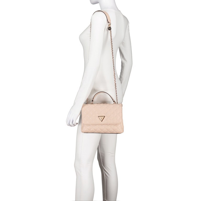 Umhängetasche Giully Light Beige, Farbe: beige, Marke: Guess, EAN: 0190231845515, Abmessungen in cm: 24x17.5x7, Bild 5 von 7