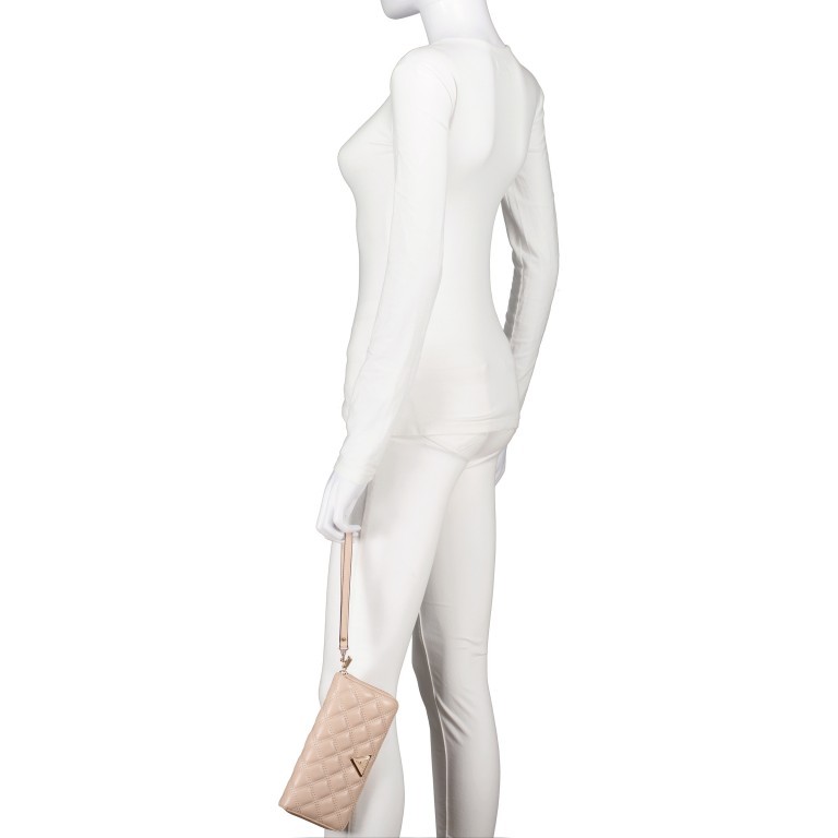 Geldbörse Giully Light Beige, Farbe: beige, Marke: Guess, EAN: 0190231881117, Abmessungen in cm: 20.5x10x2.5, Bild 4 von 5