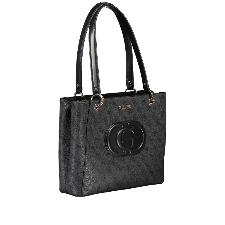 Shopper Eco Mietta 4G-Logo Coal Black, Farbe: anthrazit, Marke: Guess, EAN: 0190231880219, Abmessungen in cm: 37x26x10, Bild 2 von 5