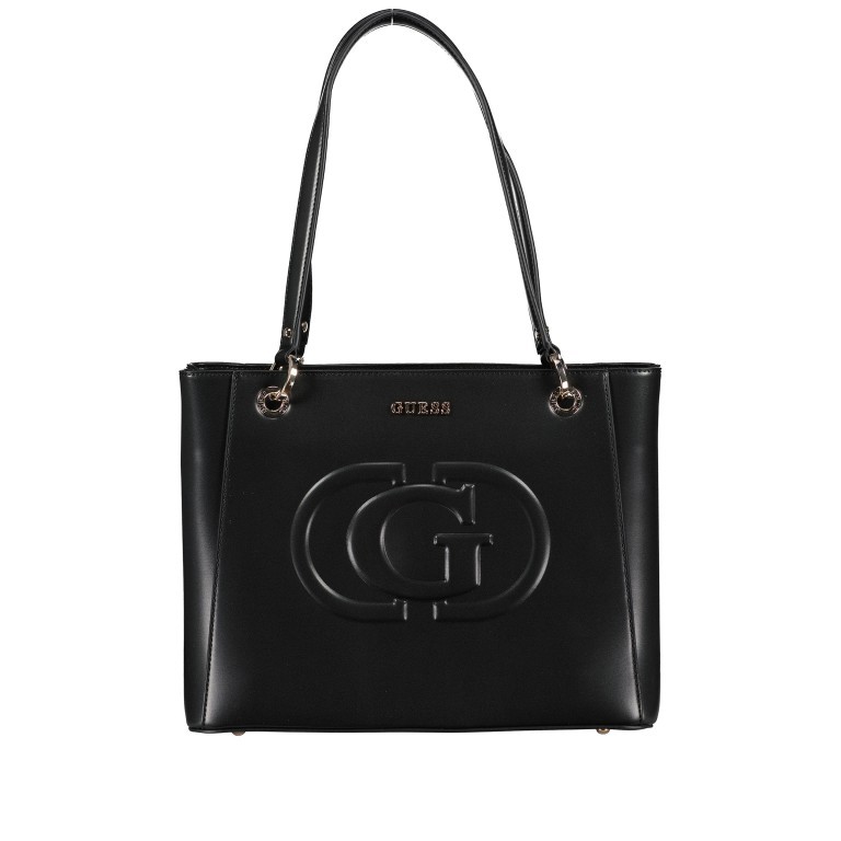 Shopper Eco Mietta 4G-Logo Black, Farbe: schwarz, Marke: Guess, EAN: 0190231880301, Abmessungen in cm: 37x26x10, Bild 1 von 5