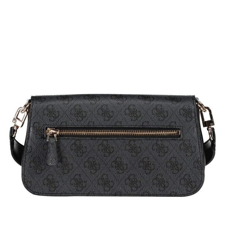 Umhängetasche Eco Mietta Coal Black, Farbe: anthrazit, Marke: Guess, EAN: 0190231880189, Abmessungen in cm: 24x13x7, Bild 3 von 8