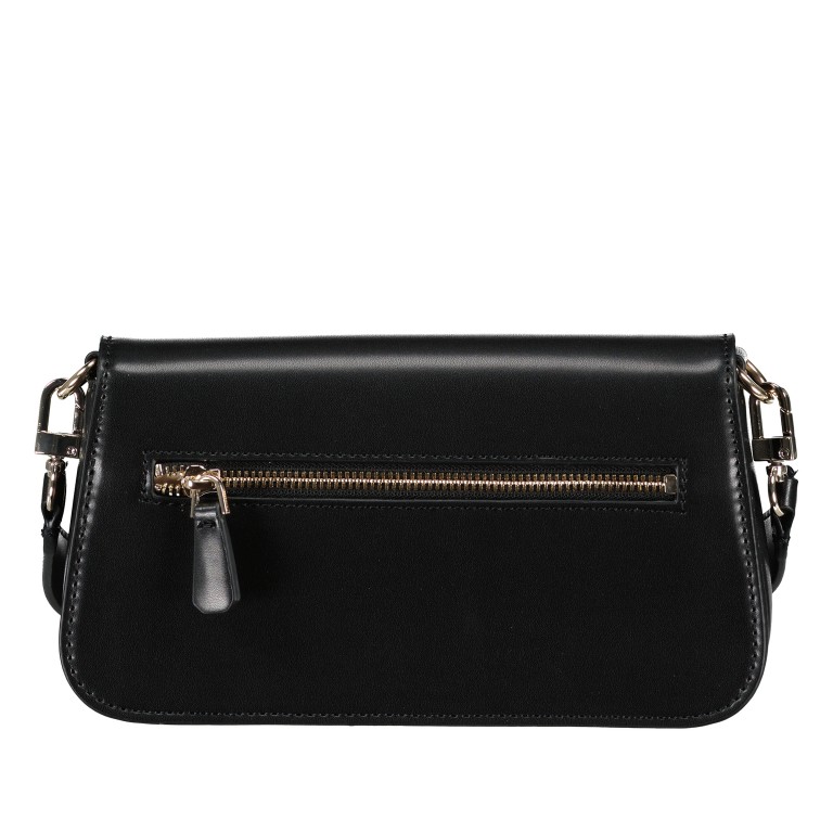 Umhängetasche Eco Mietta Black, Farbe: schwarz, Marke: Guess, EAN: 0190231880271, Abmessungen in cm: 24x13x7, Bild 3 von 8