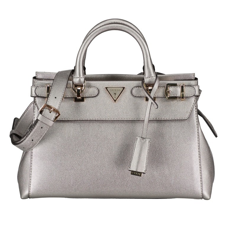 Tasche Eco Ali Pewter, Farbe: metallic, Marke: Guess, EAN: 0190231876656, Abmessungen in cm: 34.3x22x9, Bild 1 von 7