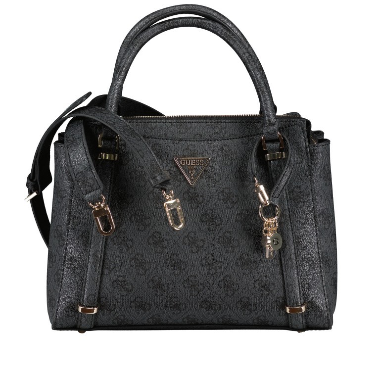 Handtasche Eco Erica 4G-Logo Coal, Farbe: anthrazit, Marke: Guess, EAN: 0190231872405, Abmessungen in cm: 28.5x22x11, Bild 1 von 7