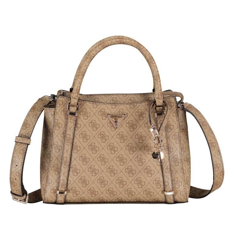 Handtasche Eco Erica 4G-Logo Latte, Farbe: cognac, Marke: Guess, EAN: 0190231872429, Abmessungen in cm: 28.5x22x11, Bild 1 von 7