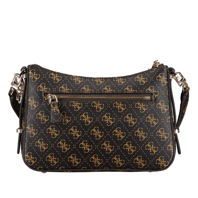 Umhängetasche Eco Erica 4G-Logo Brown, Farbe: braun, Marke: Guess, EAN: 0190231872344, Abmessungen in cm: 24.5x17.5x6, Bild 3 von 6