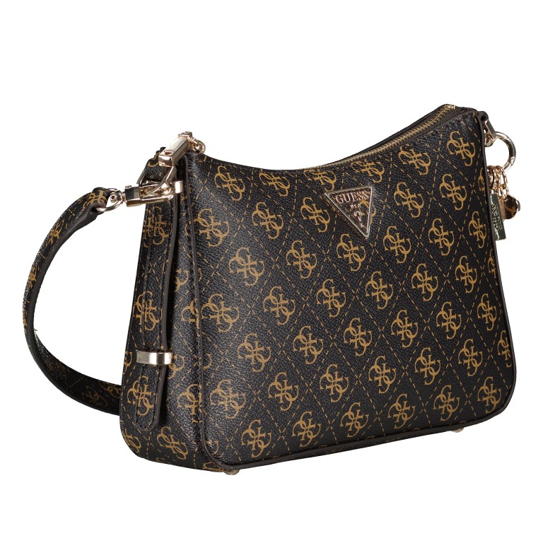 Umhängetasche Eco Erica 4G-Logo Brown, Farbe: braun, Marke: Guess, EAN: 0190231872344, Abmessungen in cm: 24.5x17.5x6, Bild 2 von 6