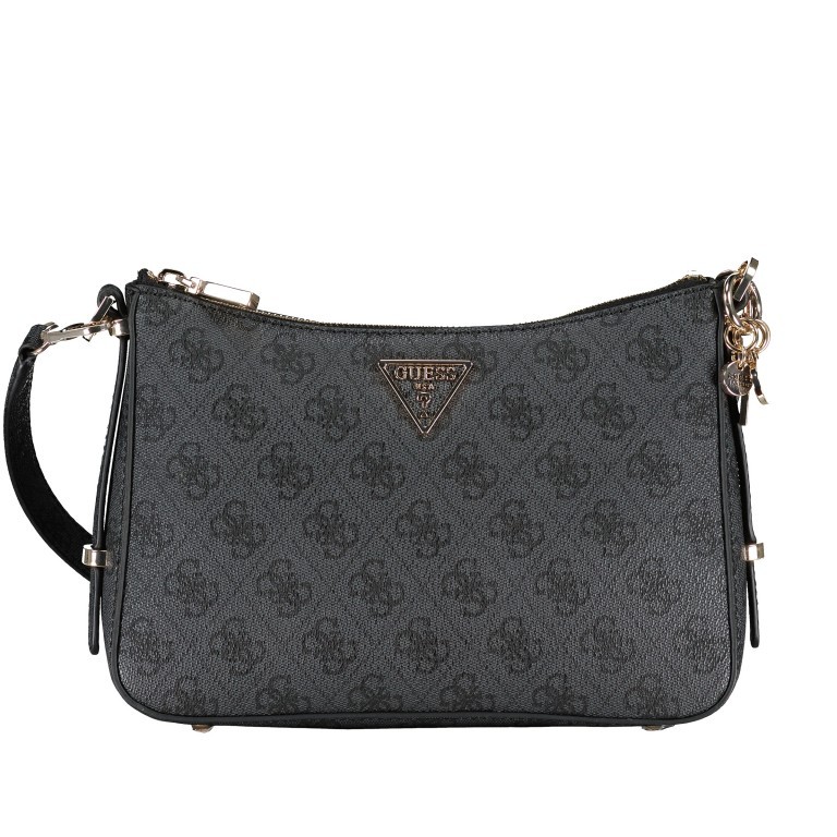 Umhängetasche Eco Erica 4G-Logo Coal, Farbe: anthrazit, Marke: Guess, EAN: 0190231872467, Abmessungen in cm: 24.5x17.5x6, Bild 1 von 6
