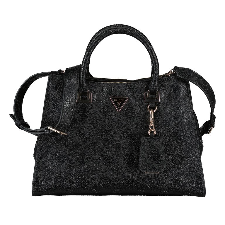 Handtasche Cresidia 4G-Logo Peony Black, Farbe: schwarz, Marke: Guess, EAN: 0190231873198, Abmessungen in cm: 34.5x24.5x13, Bild 1 von 8