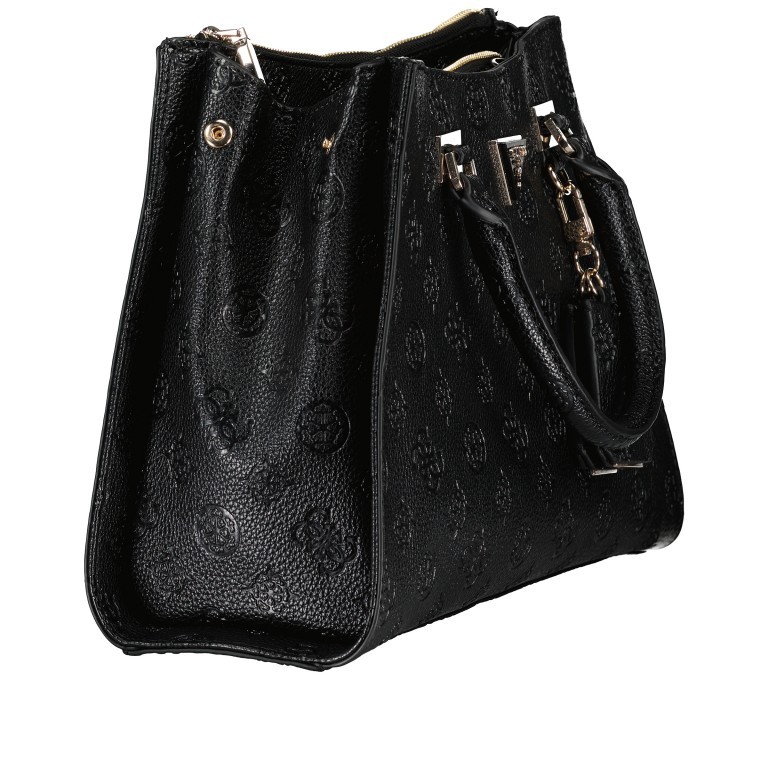 Handtasche Cresidia 4G-Logo Peony Black, Farbe: schwarz, Marke: Guess, EAN: 0190231873198, Abmessungen in cm: 34.5x24.5x13, Bild 8 von 8