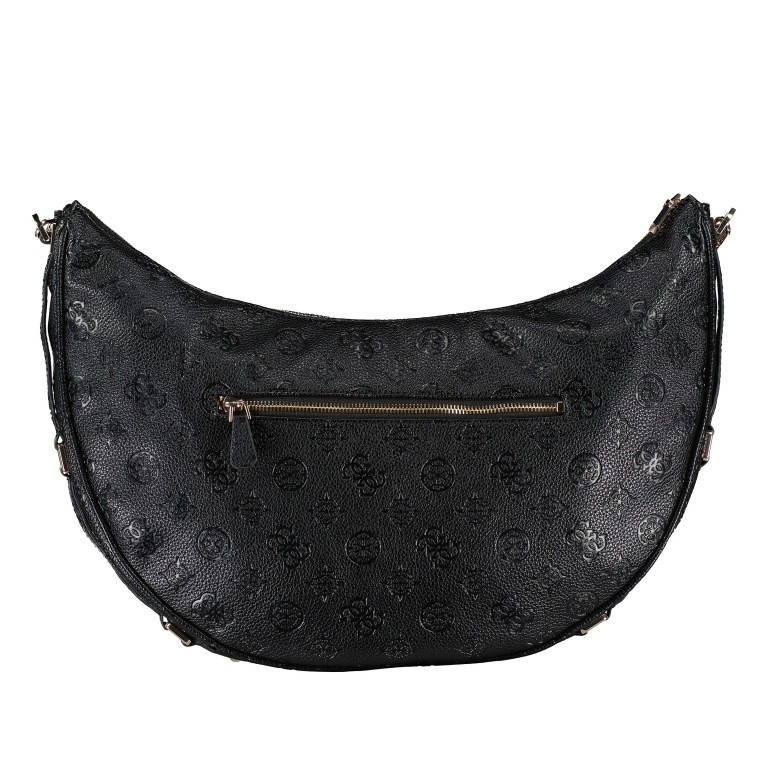 Beuteltasche Cresidia 4G-Logo Peony Black, Farbe: schwarz, Marke: Guess, EAN: 0190231873112, Abmessungen in cm: 41x31.5x7, Bild 3 von 5