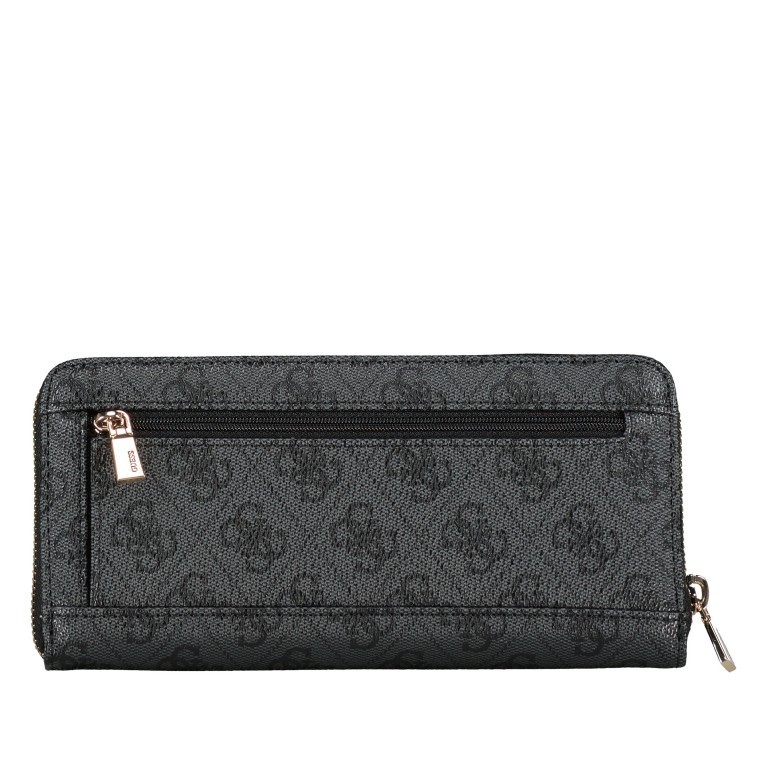 Geldbörse Laurel 4G-Logo mit Griffschlaufe Coal, Farbe: anthrazit, Marke: Guess, EAN: 0190231881728, Abmessungen in cm: 20.5x10x2.5, Bild 3 von 5