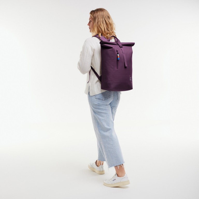 Rucksack Rolltop Lite 2.0 Favia, Farbe: flieder/lila, Marke: Got Bag, EAN: 4260483885402, Abmessungen in cm: 32x42x15, Bild 6 von 13