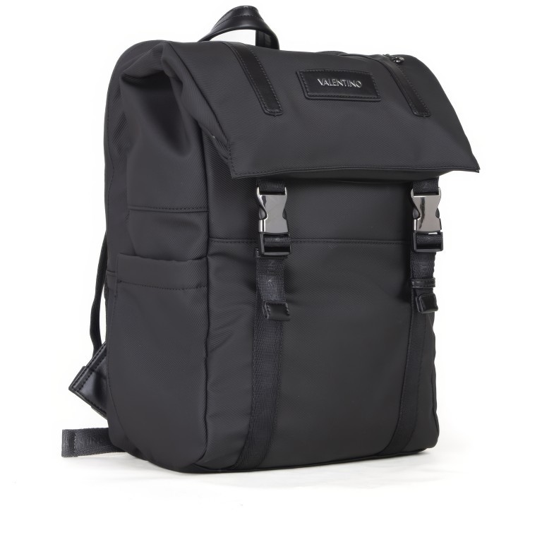 Freizeitrucksack Stellar Nero, Farbe: schwarz, Marke: Valentino Bags, EAN: 8054942435248, Abmessungen in cm: 28.5x40x20.5, Bild 2 von 6
