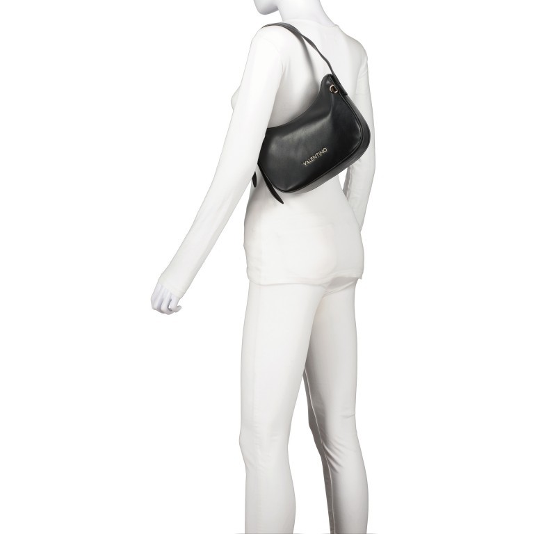 Beuteltasche Alvarado Nero, Farbe: schwarz, Marke: Valentino Bags, EAN: 8054942519801, Abmessungen in cm: 24x18.5x7, Bild 5 von 8