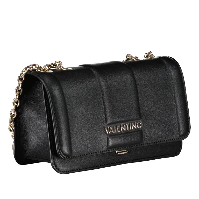 Umhängetasche Brass Nero, Farbe: schwarz, Marke: Valentino Bags, EAN: 8054942519139, Abmessungen in cm: 24.5x14.5x9, Bild 2 von 8