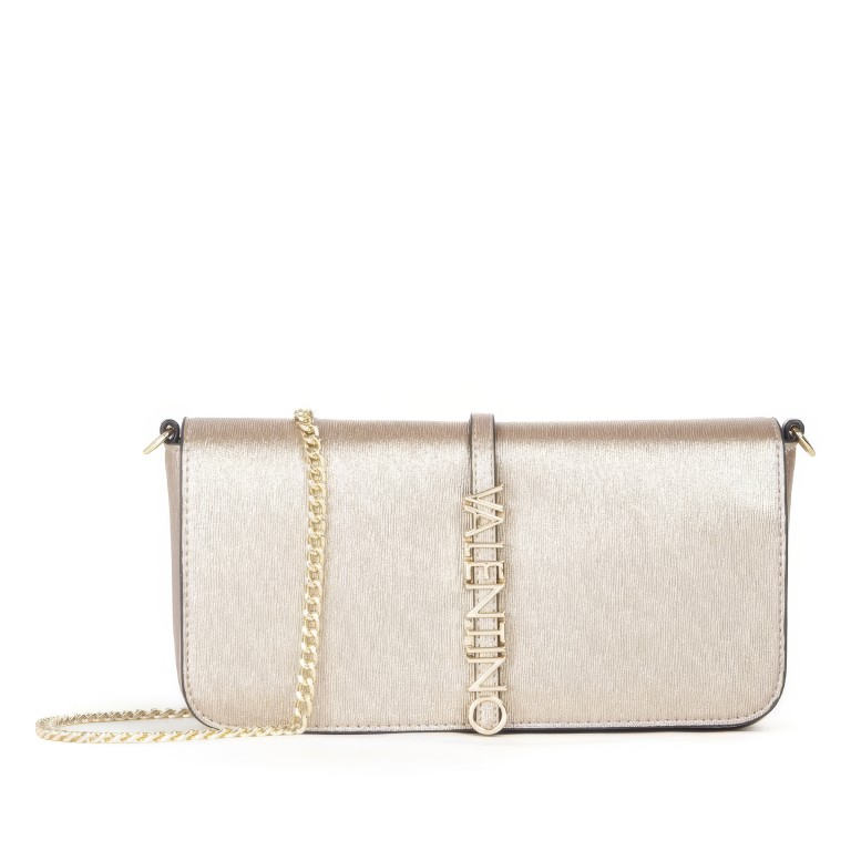 Umhängetasche Materia Oro, Farbe: metallic, Marke: Valentino Bags, EAN: 8054942520777, Abmessungen in cm: 25x13x5.5, Bild 1 von 6