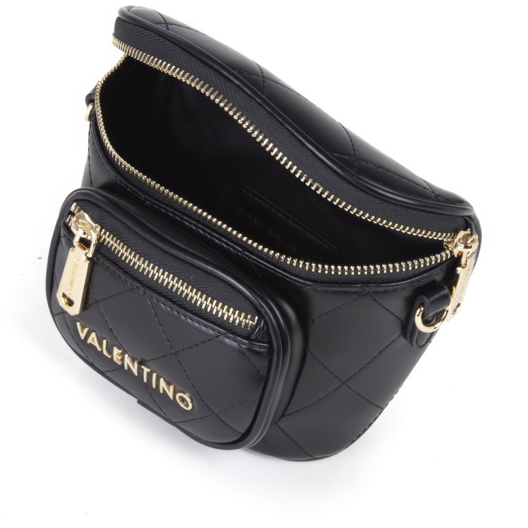 Umhängetasche / Gürteltasche Nur Relove Recycle Nero, Farbe: schwarz, Marke: Valentino Bags, EAN: 8054942519573, Abmessungen in cm: 17.5x13x10, Bild 7 von 7