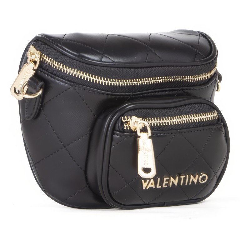 Umhängetasche / Gürteltasche Nur Relove Recycle Nero, Farbe: schwarz, Marke: Valentino Bags, EAN: 8054942519573, Abmessungen in cm: 17.5x13x10, Bild 2 von 7