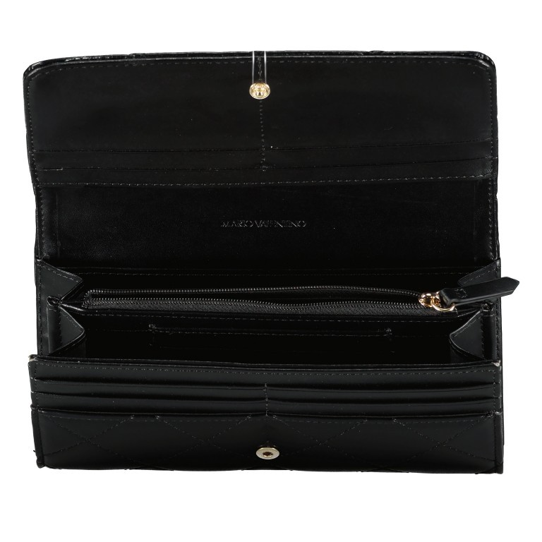 Geldbörse Nur Relove Recycle Nero, Farbe: schwarz, Marke: Valentino Bags, EAN: 8054942524522, Abmessungen in cm: 19.5x10.5x3.5, Bild 4 von 4