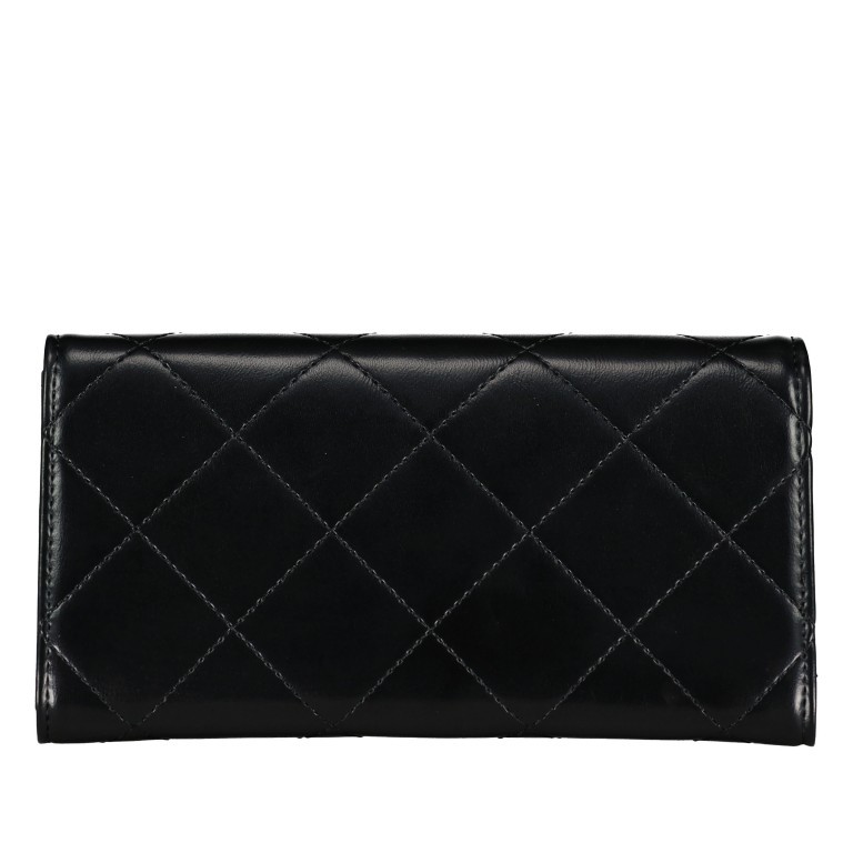Geldbörse Nur Relove Recycle Nero, Farbe: schwarz, Marke: Valentino Bags, EAN: 8054942524522, Abmessungen in cm: 19.5x10.5x3.5, Bild 3 von 4