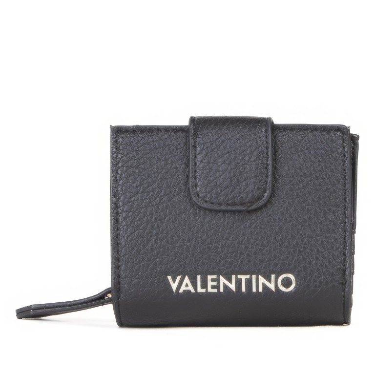 Geldbörse Post Relove Recycle Nero, Farbe: schwarz, Marke: Valentino Bags, EAN: 8054942524898, Abmessungen in cm: 11x9.5x2.5, Bild 1 von 4