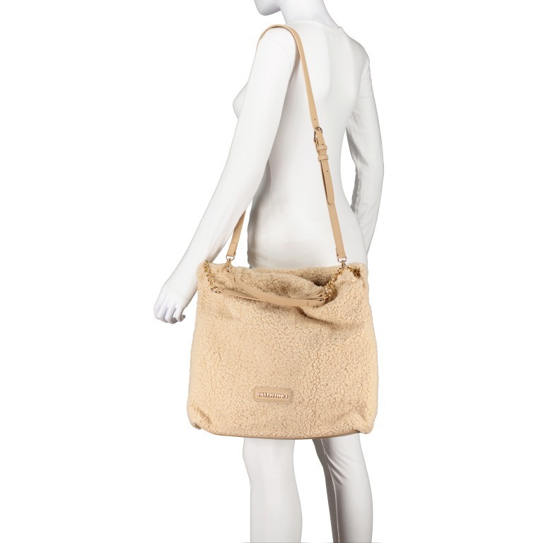 Tasche Qube Beige, Farbe: beige, Marke: Valentino Bags, EAN: 8054942517968, Abmessungen in cm: 39x38x7.5, Bild 5 von 7