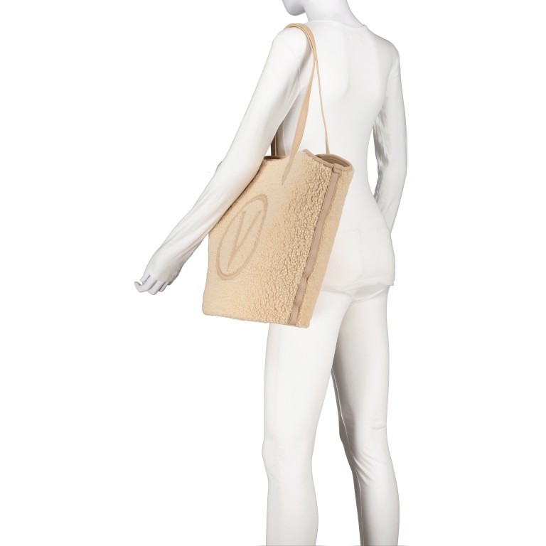 Shopper Special Covent mit herausnehmbarer Tasche Beige, Farbe: beige, Marke: Valentino Bags, EAN: 8054942531209, Abmessungen in cm: 31.5x37x15, Bild 4 von 8