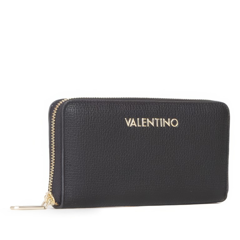 Geldbörse Stereo Relove Recycle Nero, Farbe: schwarz, Marke: Valentino Bags, EAN: 8054942525734, Abmessungen in cm: 19x10x2.5, Bild 2 von 5