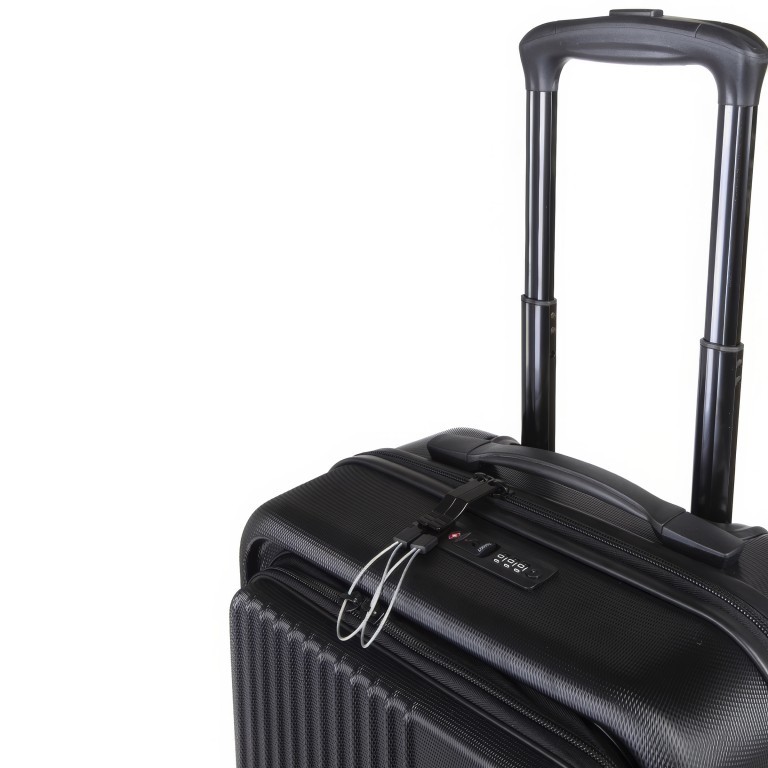Koffer Lexplor 55 cm Nero, Farbe: schwarz, Marke: Valentino Bags, EAN: 8054942072290, Abmessungen in cm: 40x55x25, Bild 7 von 7
