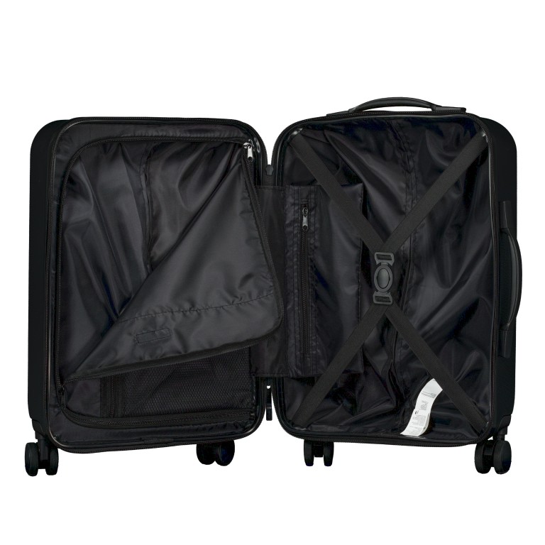 Koffer Lexplor 55 cm Nero, Farbe: schwarz, Marke: Valentino Bags, EAN: 8054942072290, Abmessungen in cm: 40x55x25, Bild 6 von 7