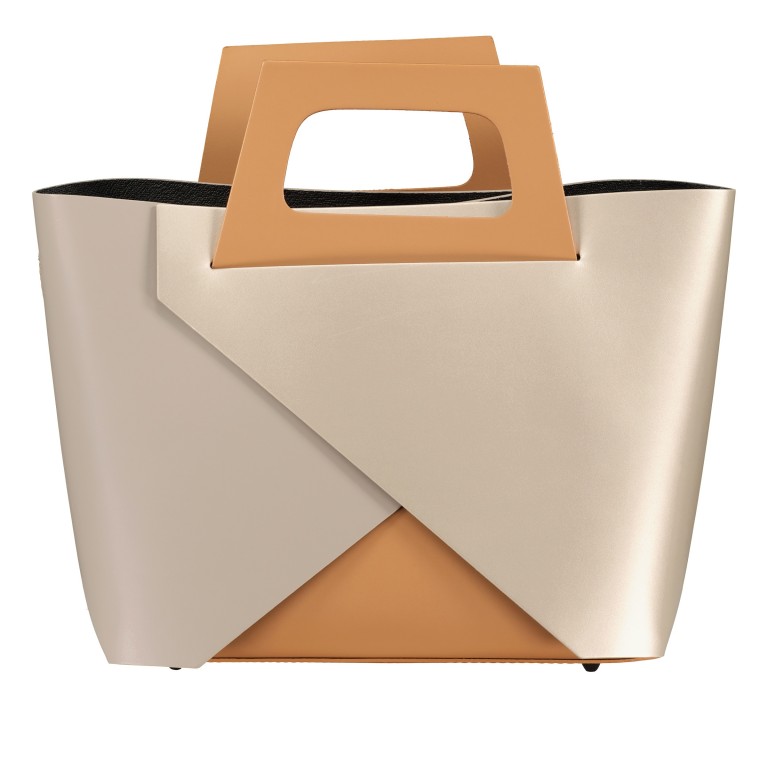 Handtasche Bag in Bag Beige, Farbe: beige, Marke: Hausfelder Manufaktur, EAN: 4065646021372, Abmessungen in cm: 29x25.5x13.5, Bild 3 von 10