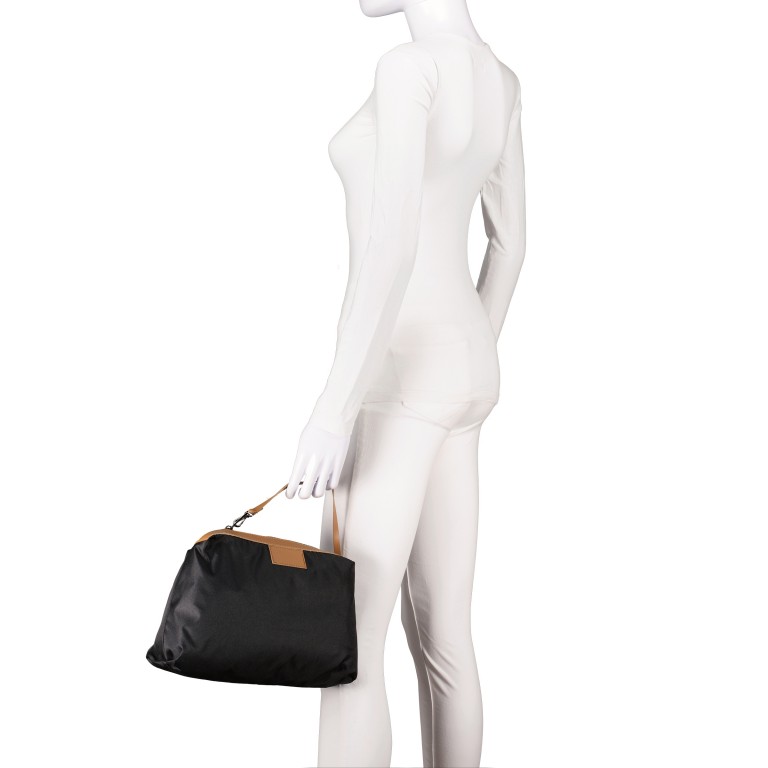 Handtasche Bag in Bag Schwarz, Farbe: schwarz, Marke: Hausfelder Manufaktur, EAN: 4065646021389, Abmessungen in cm: 29x25.5x13.5, Bild 7 von 10