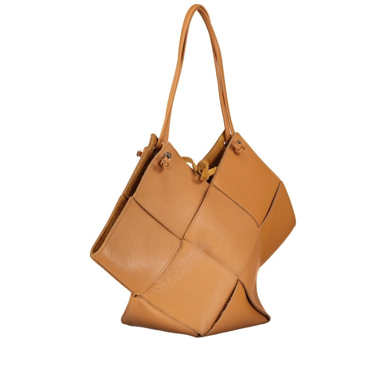 Tasche mit Wendefunktion Cognac, Farbe: cognac, Marke: Hausfelder Manufaktur, EAN: 4065646021426, Abmessungen in cm: 49x34x17, Bild 3 von 7