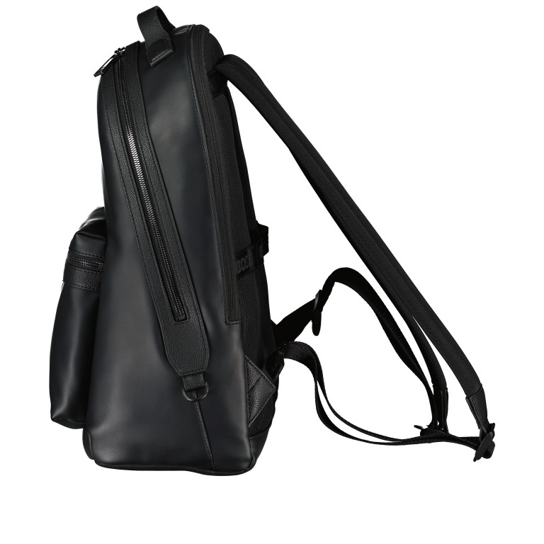 Rucksack Jareth Black, Farbe: schwarz, Marke: BOSS, EAN: 4063542969453, Abmessungen in cm: 30x42x20, Bild 3 von 6