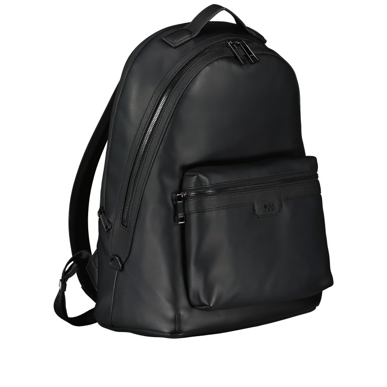 Rucksack Jareth Black, Farbe: schwarz, Marke: BOSS, EAN: 4063542969453, Abmessungen in cm: 30x42x20, Bild 2 von 6
