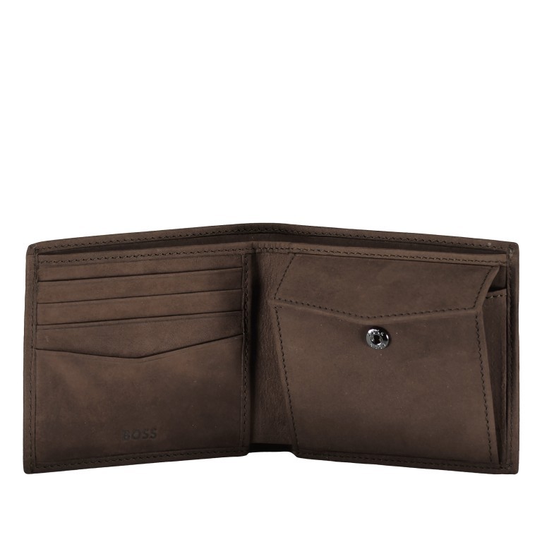 Scheintasche New Crosstown 4CC-Coin Dark Brown, Farbe: braun, Marke: BOSS, EAN: 4063542965493, Abmessungen in cm: 11x9.5x1.5, Bild 4 von 4