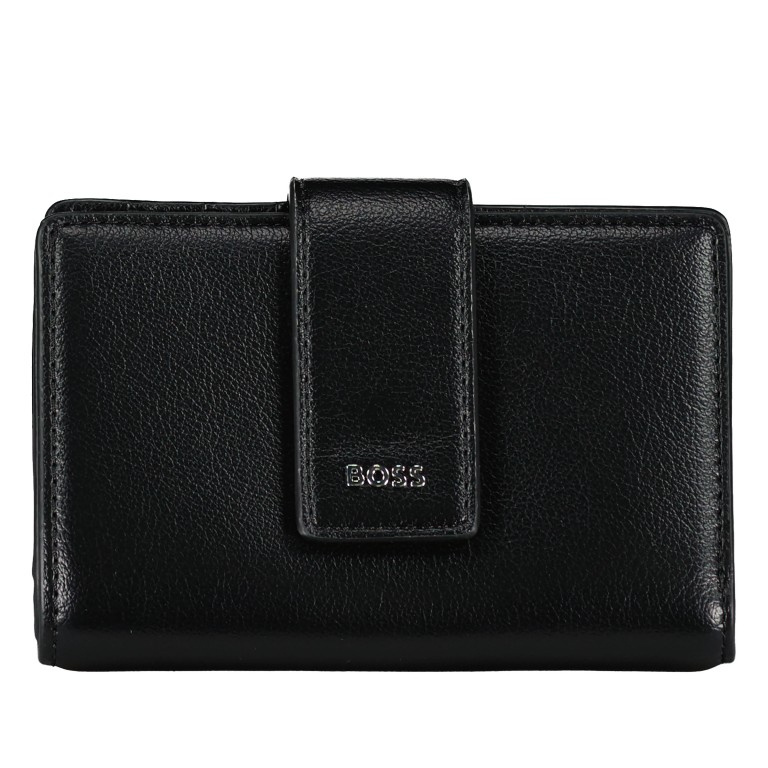 Geldbörse Liriel Small Wallet Black, Farbe: schwarz, Marke: BOSS, EAN: 4063542794192, Abmessungen in cm: 13.5x9x3, Bild 1 von 5