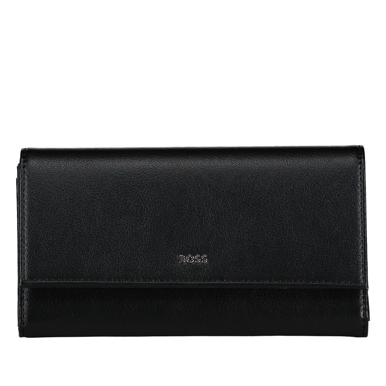 Geldbörse Liriel Continental Black, Farbe: schwarz, Marke: BOSS, EAN: 4063542979254, Abmessungen in cm: 19.2x10.7x4, Bild 1 von 5