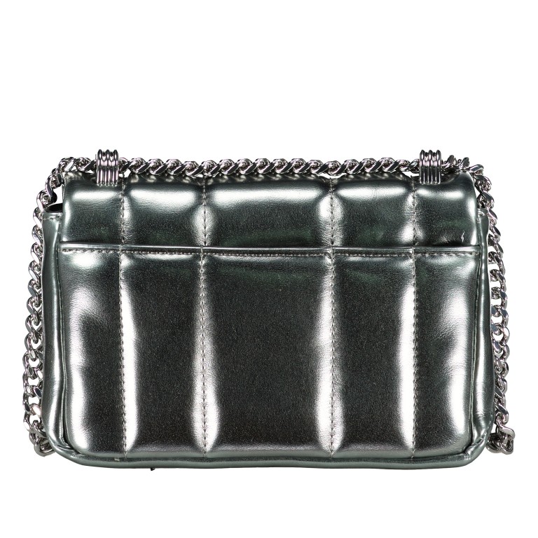 Umhängetasche B_Icon Silver, Farbe: metallic, Marke: BOSS, EAN: 4063544812313, Abmessungen in cm: 18.5x12.5x6, Bild 3 von 8